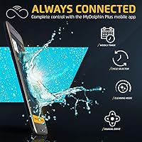 Vista 2 de Dolphin Proteus DX5i Aspiradora robótica automática para piscina con Wi-Fi, trepadora de paredes, cepillo de limpieza de línea de flotación, ideal