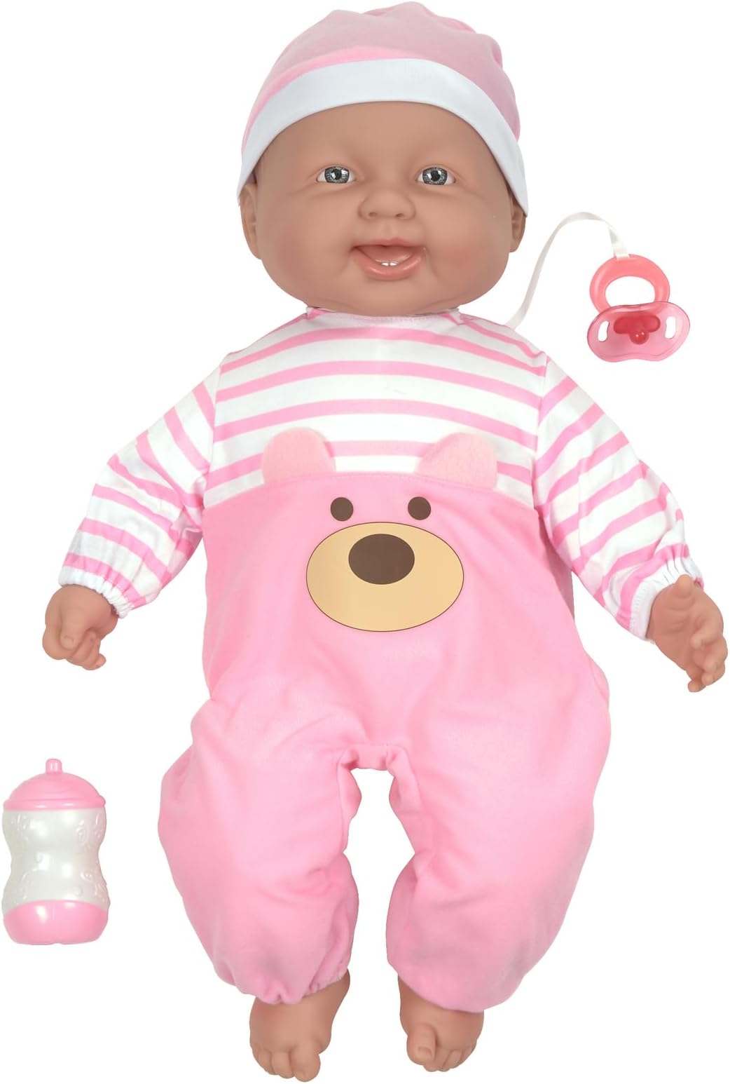 Lots to Cuddle Babies 20-Inch Pink Soft Body Baby Doll and Accessories Designed by Berenguer