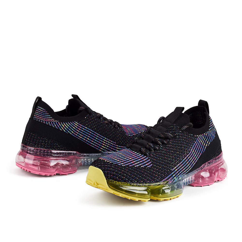 LUCKY STEP Scarpe da Ginnastica alla Moda da Donna Cuscino d'Aria Traspirante Comodo Leggero per Camminare