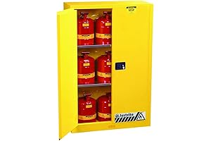 JUSTRITE 894500 Sure-Grip EX Standard Safety Cabinet | 45-Gallon Fire-Proof Storage