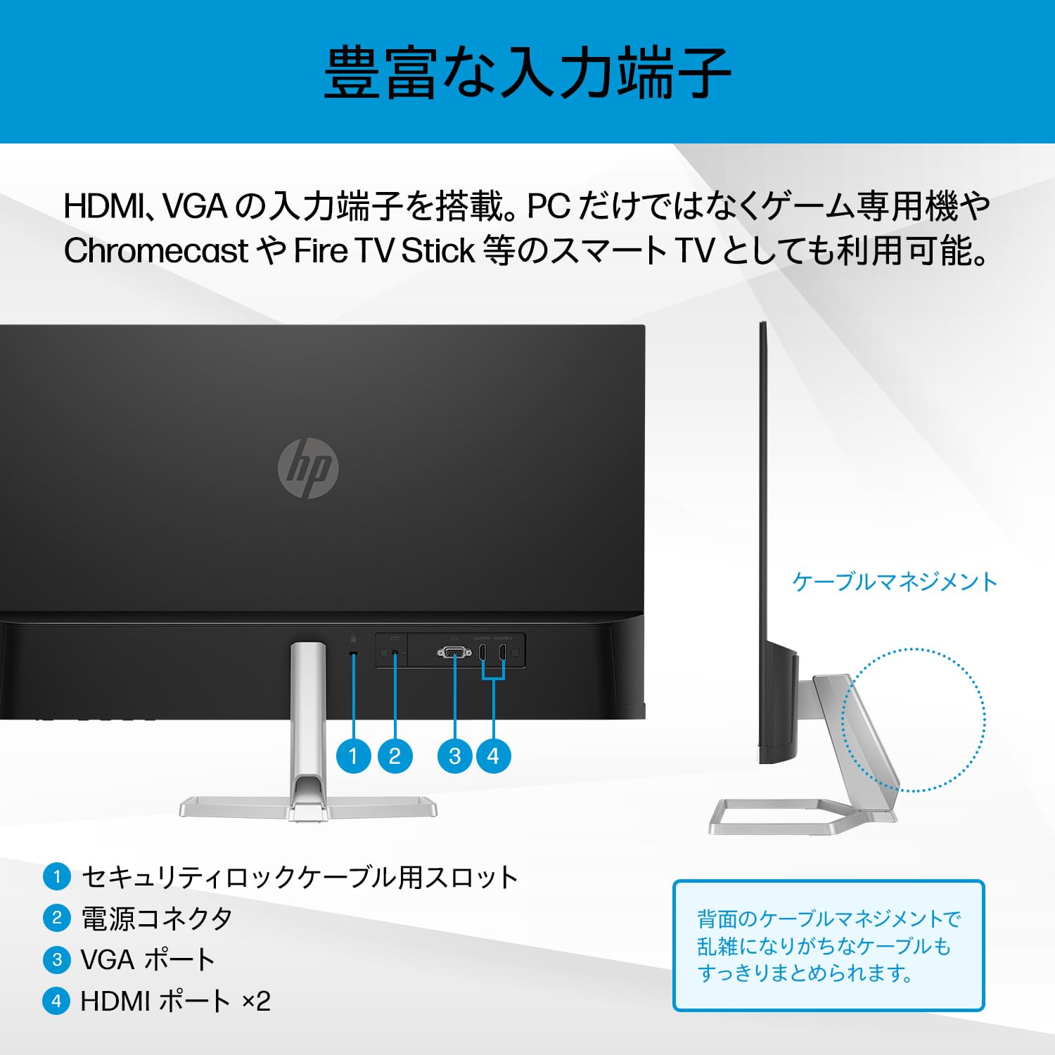 Amazon.co.jp: HP モニター 527sf 27.0インチ フルHD IPSパネル 非光沢 