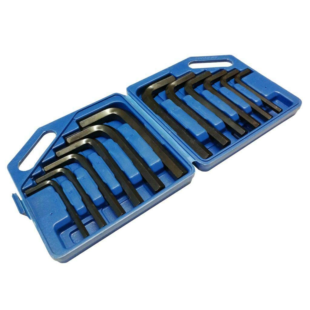 Unibos 12pc Jumbo Hex Key Set Large Allen Keys Big Sizes Engineering Metric & Imperial