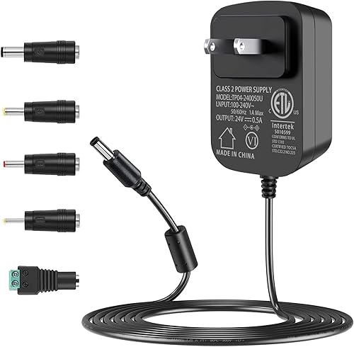 Adaptador de fuente de alimentación de 24 V 0.5 A para difusor de aceites esenciales, humidificador de aromaterapia 100 V 240 V CA a CC 24 voltios
