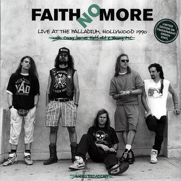 FAITH NO MORE : LIVE AT PALLADIUM HOLLYWOOD 1990 - NEW SEALED 500 LTD EDITION GREEN LP