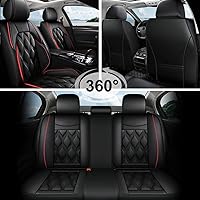 Vista 4 de AOMSAZTO Fundas de asiento de automóvil, juego completo de 5 asientos, ajuste personalizado para Chevrolet/Chevy Cruze 2011-2019, fundas de cojín