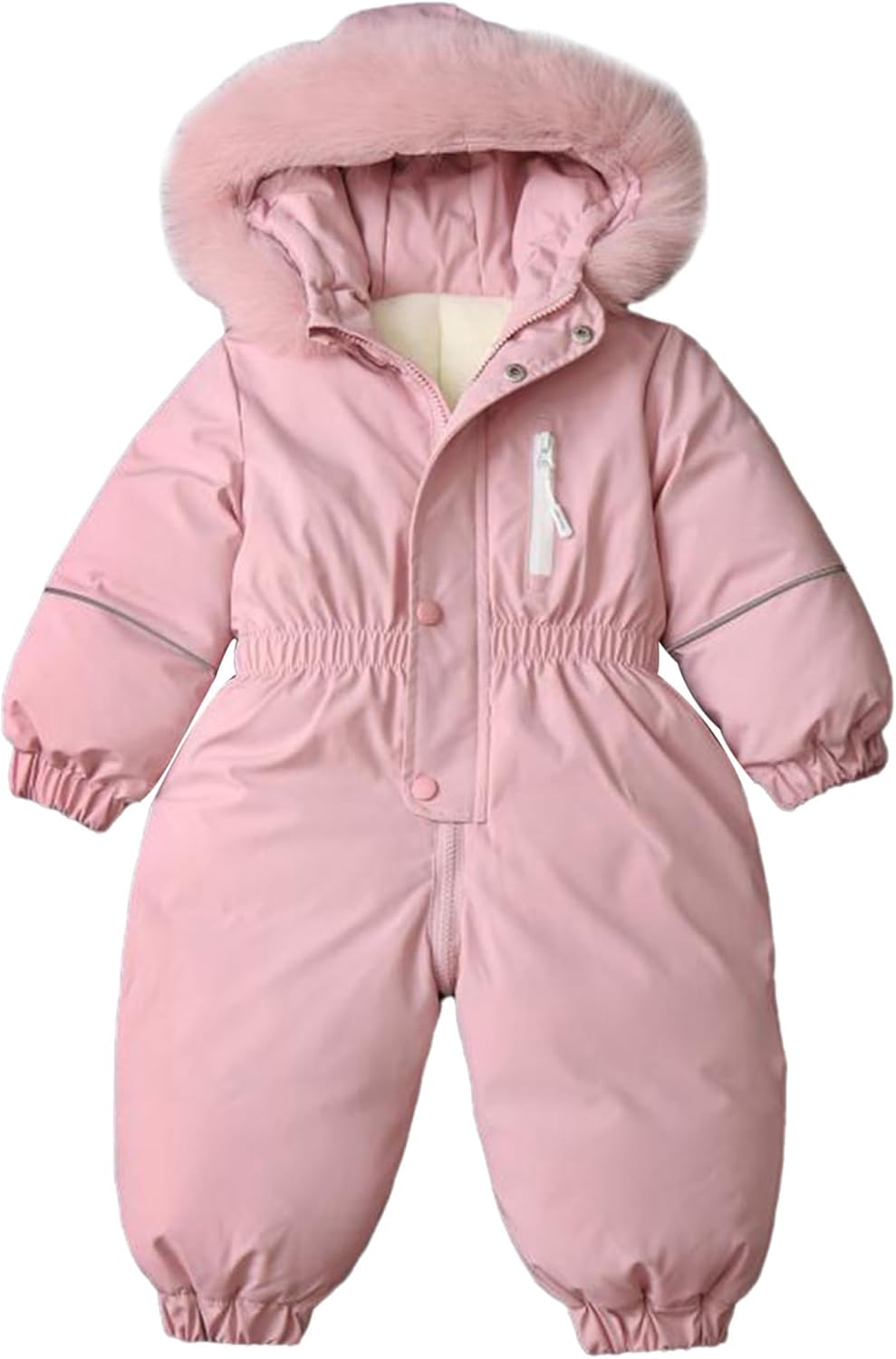 YEAHDOR Baby Kids Girls Snowsuit Hooded Waterproof Windproof Insulated Ski Suit Winter Outdoor Overalls