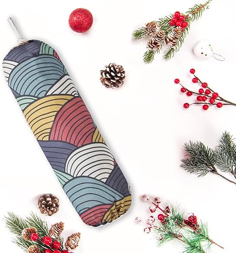 Miniatura 8 de Soporte para bolsas de plástico, dispensador organizador de bolsas de plástico para montaje en pared, soporte de almacenamiento de bolsa de