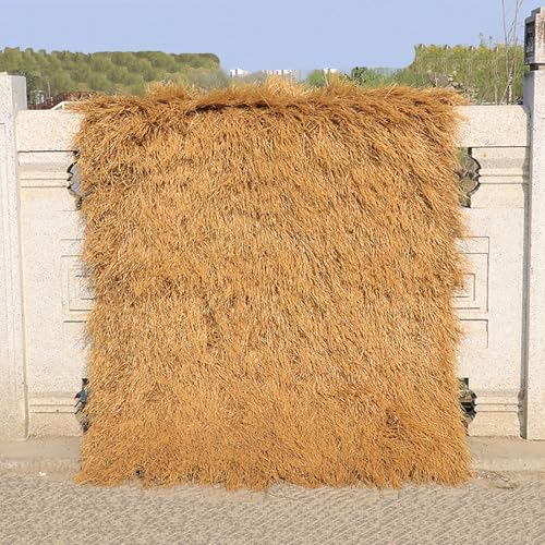 Paille de palmier artificielle étanche en rouleau pour store de cabane