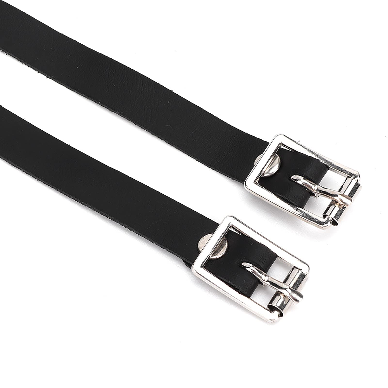 Speroni in Pelle Cinghie, per Inglesi Cavalli Cinturini Lunghezza Singola Fibbia Acciaio Inox Adatte Uomo Donna Stile Cowboy Western Cinghia è Regolabile con Inossidabile Equitazione Adatta