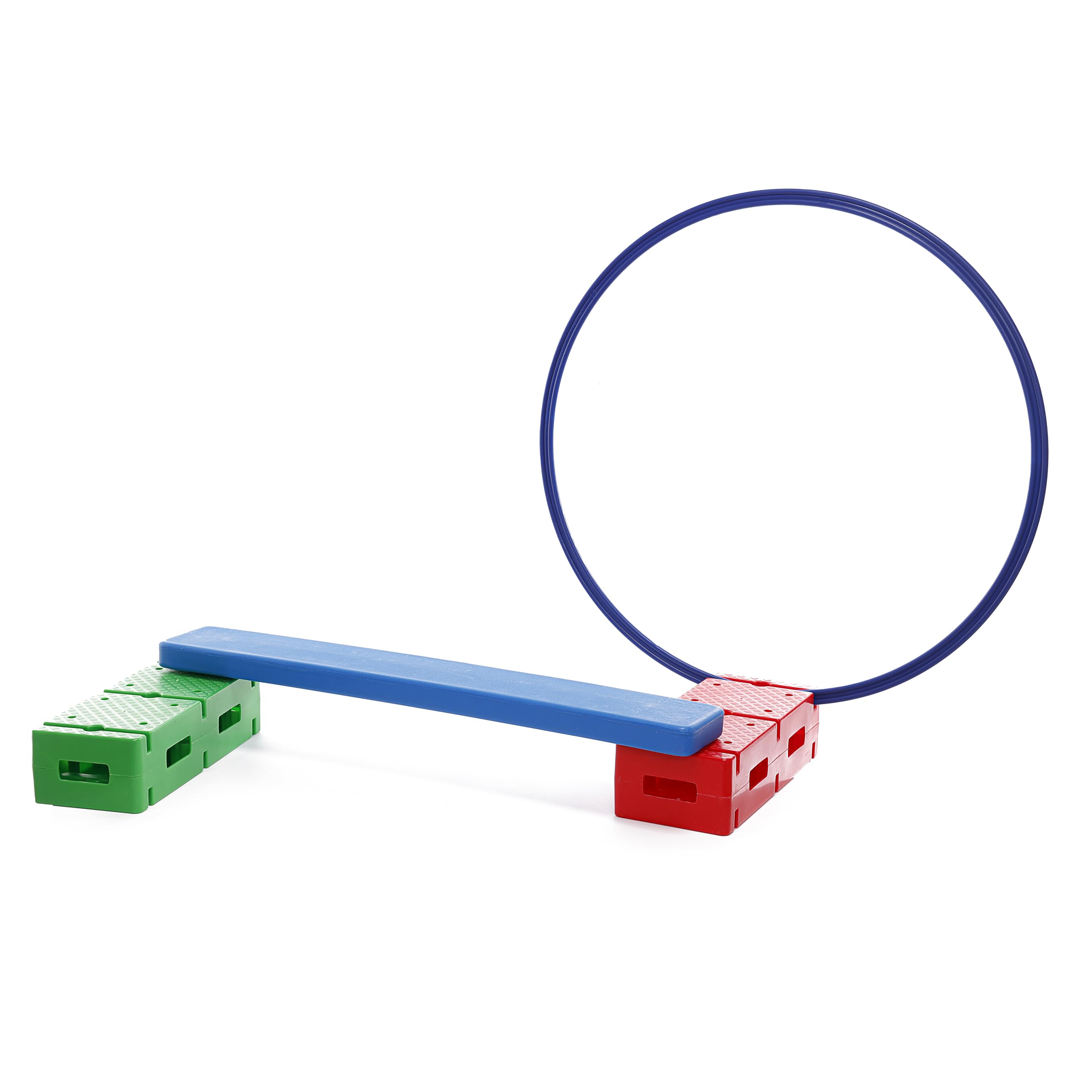 Kit Psicomotorio Modello B - Set 61 Pezzi per Attività Motoria per Bambini | Gioco da Esterno Include Aste, Coni, Cerchi e Accessori, Materiale Atossico, Ideale per Sviluppo Fisico, Attività Creativa