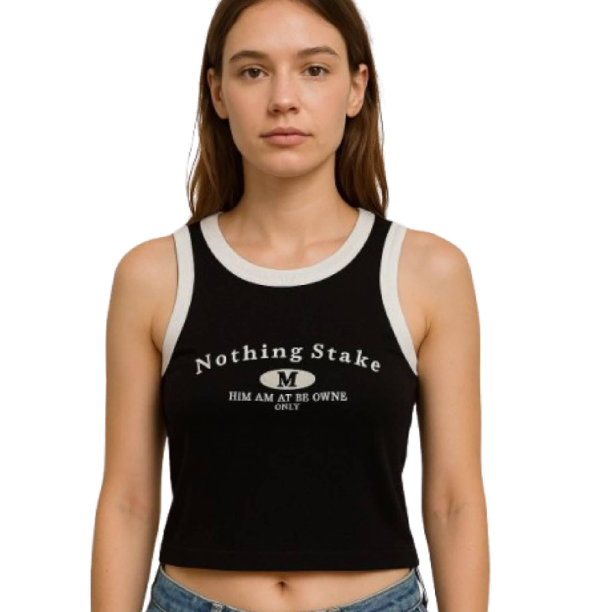 Womens/Girls Round Neck Sleeveless Printed Soft Stretchy Padded Crop Tank Tops for Workout/Yoga and Gym | Suitable for 11 Years Above-image-42