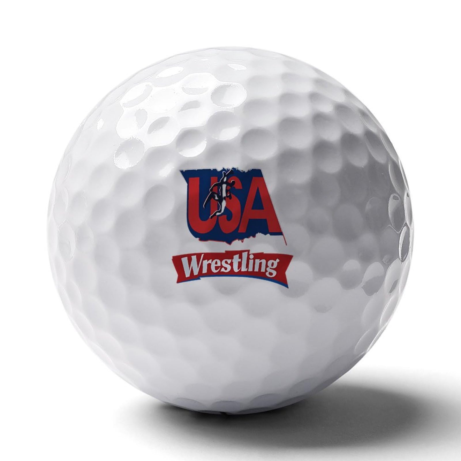 Wrestling U.s. Personalized Golf Balls Funny Long Distance Practice Golf Ball for Men Women Backyard