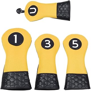 Juego de 4 fundas para palos de golf, ligeras y fáciles de usar, accesorios protectores esenciales para tus palos