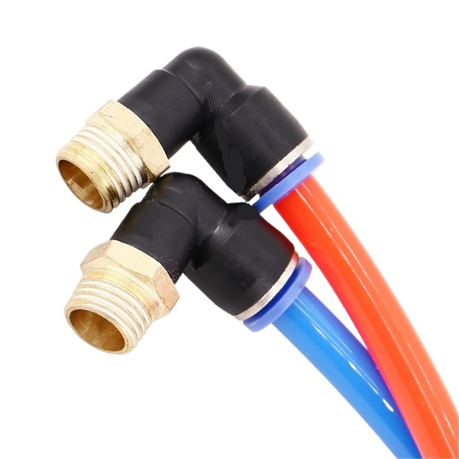 Lotto di 50 raccordi pneumatici per connettore dell'aria 4-M5 6-M5, raccordi rapidi da 1/8" 1/4" 3/8" 1/2" (6-02)