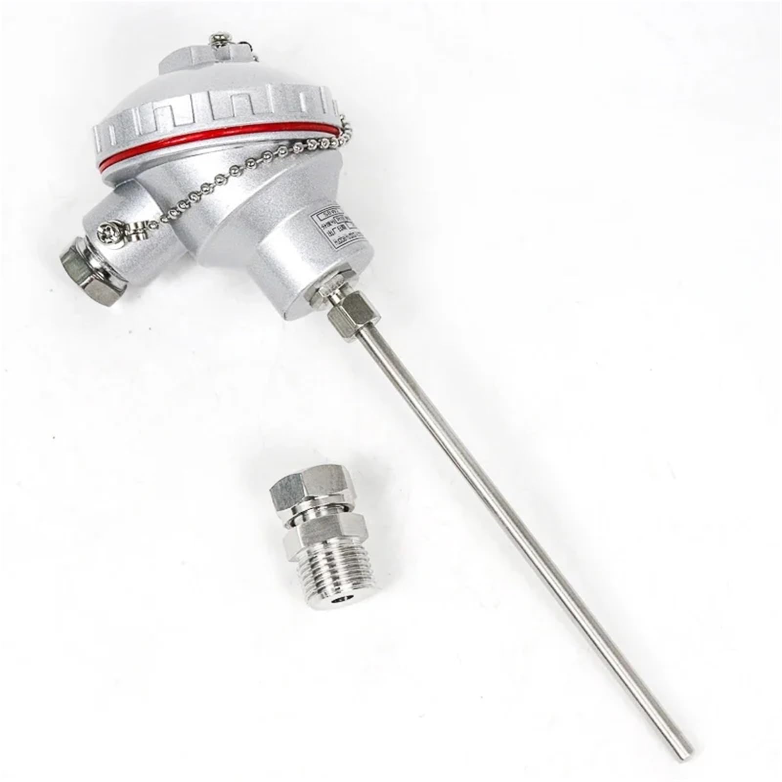 Termopar blindado PT100 J Transmisor de temperatura tipo K M20X1.5 Resistencia térmica TC RTD Sensor 4-20ma 0-5V RS485 (0-120 d4-20mA-L250mm)