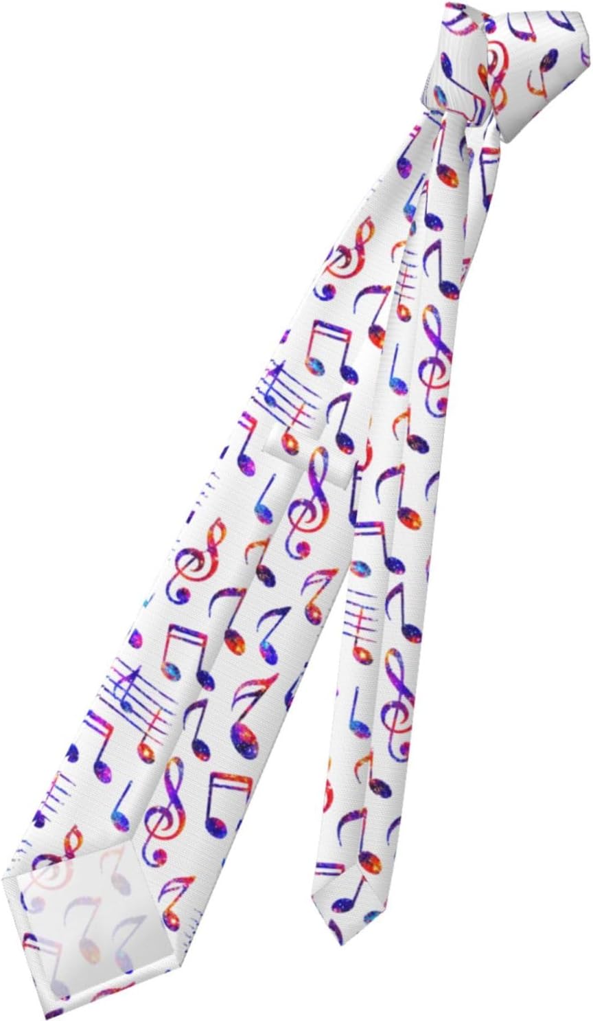 Tie for Men and Boy Novelty Fun Full Print Men's Necktie Skinny Fashion Narrow Wide image 5