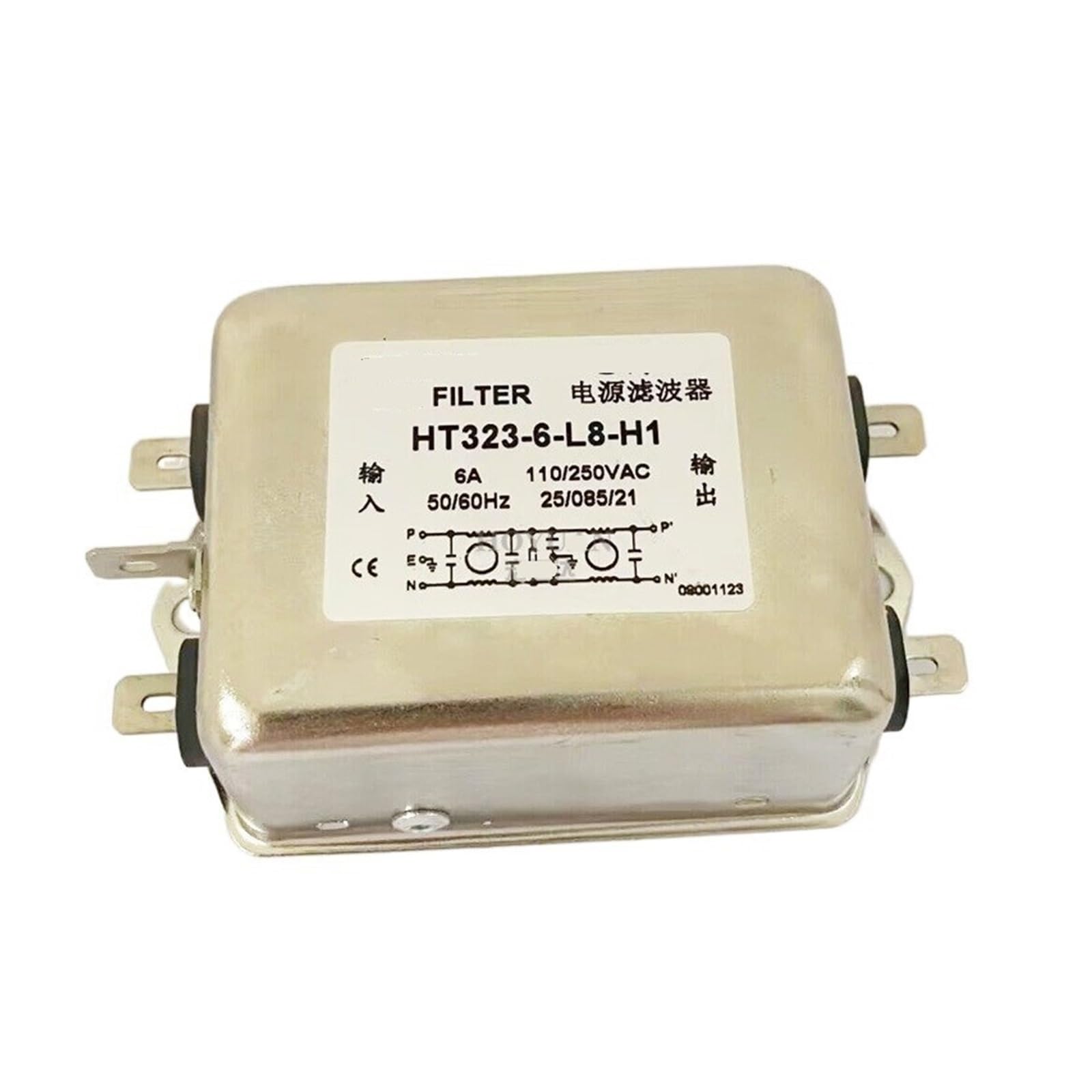 Fuente de alimentación con filtro monofásica CA 220V ideal talleres industriales
