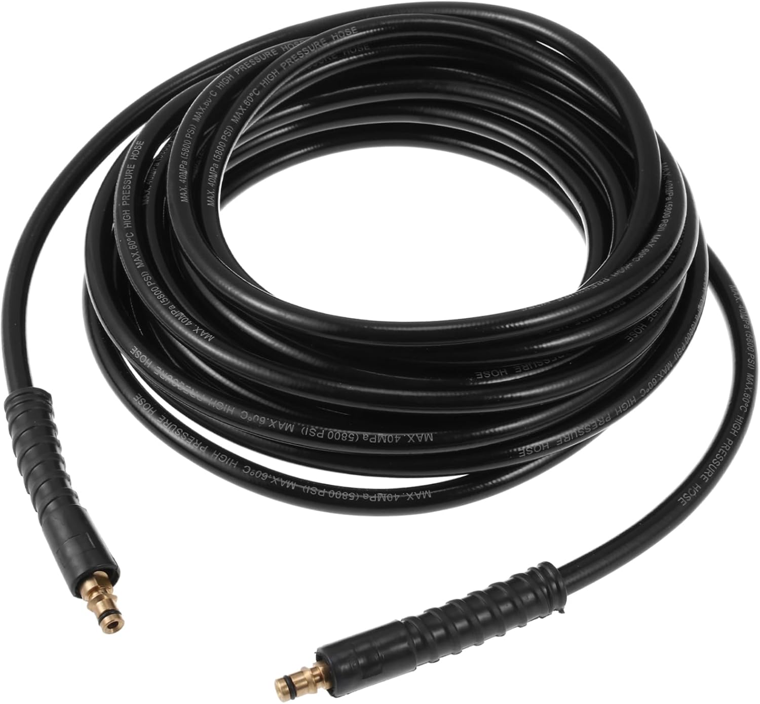 Cabilock 10m High Pressure Washer Hose Extension for Replacement Hose for Car Cleaning Weather Resistant Flexible Low Fluid Resistance