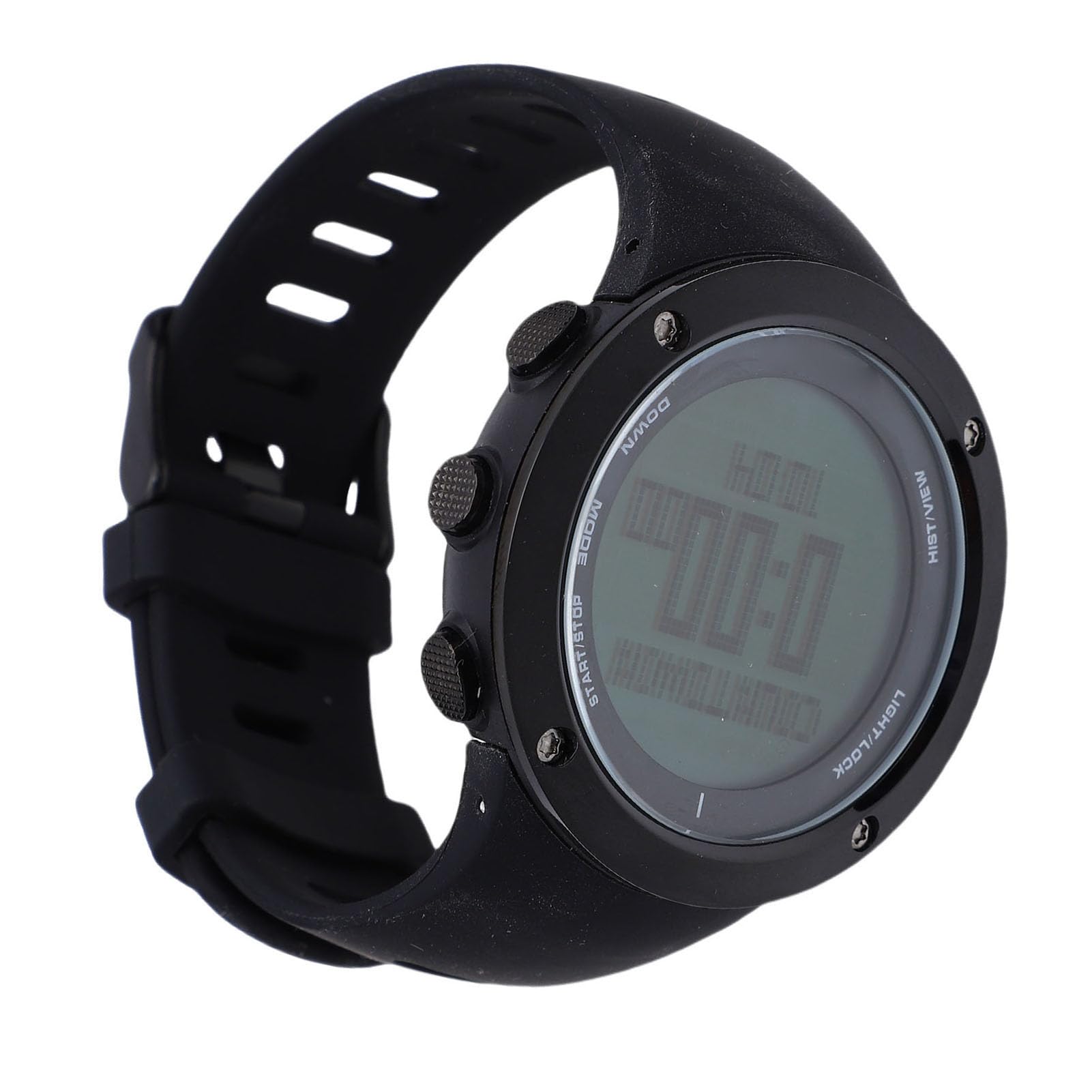 Alomejor Reloj Deportivo Inteligente con Sensor de Profundidad y Barómetro, Carcasa de Acero Inoxidable, Correa de Silicona para Buceo, Snorkel, Apnea