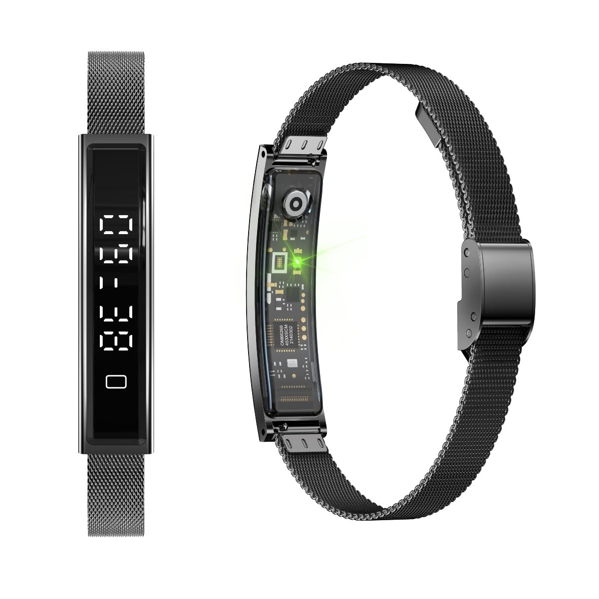 Smart Health Wristband,Wearable Activity & Fitness Tracker Band, Lightweight Smart Bracelet for Women Men, 24/7 Sleep Tracker, Step Counter,Waterproof Health Trackers, No Subscription (Black)-picture-22
