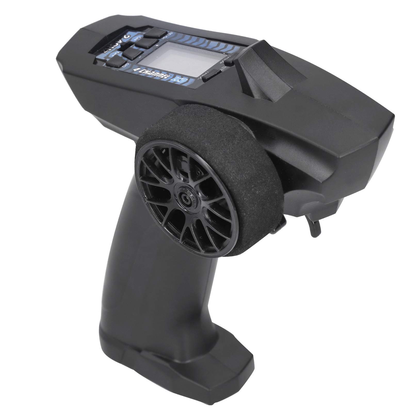 Trasmettitore RC Multifunzione,Trasmettitore Telecomando Compatto con Display LCD,Perfetto per Auto e Barche RC,Plastica,230g,1 Set
