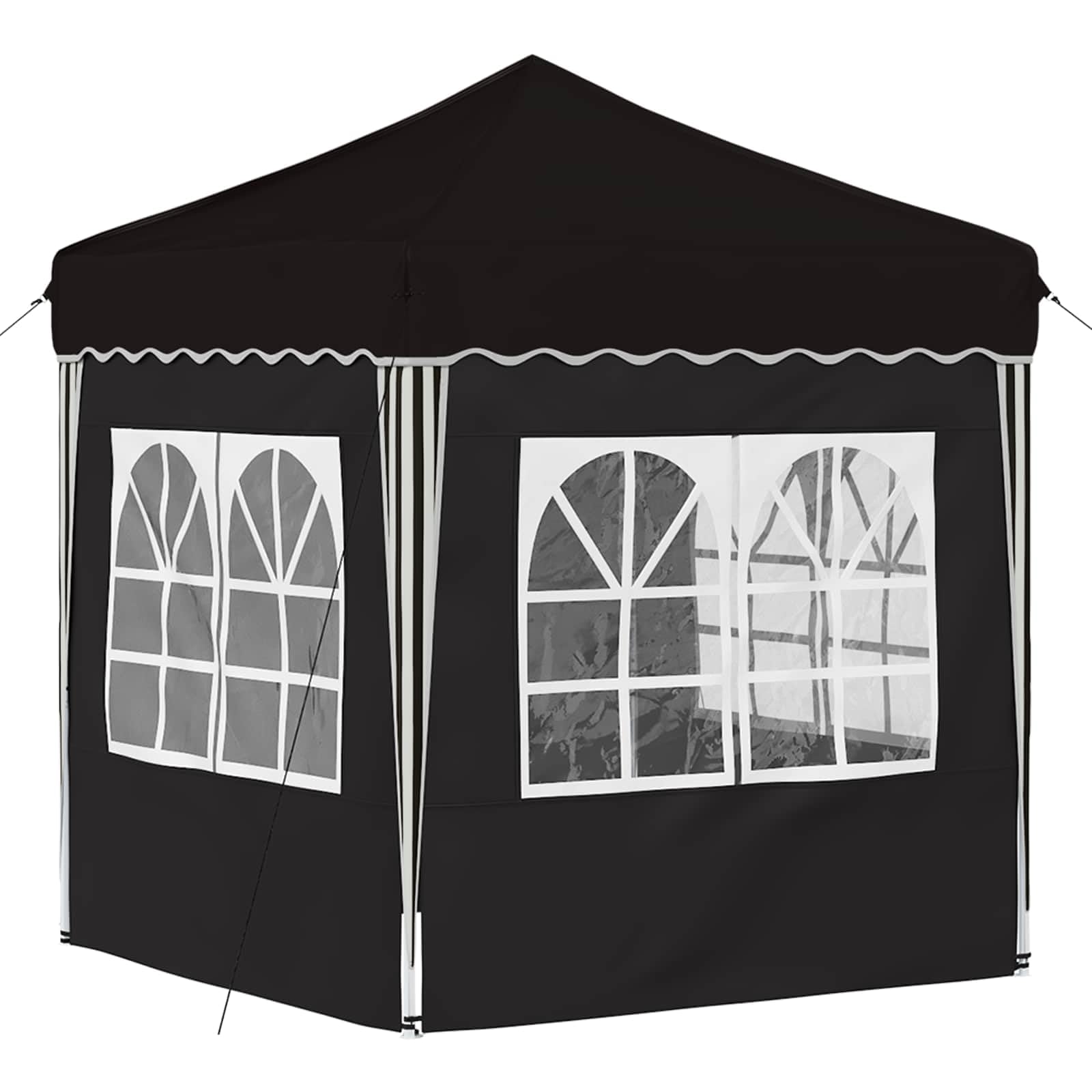 Namiot Pop Up 195 x 195 x 245 cm Czarny