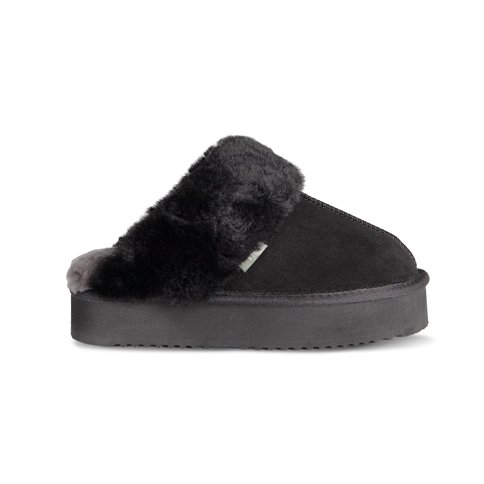 Cloud Nine Womens Sheepskin Scuff Slippers for Women - Slip-On House Slipper with Genuine Sheepskin Suede Upper TPR