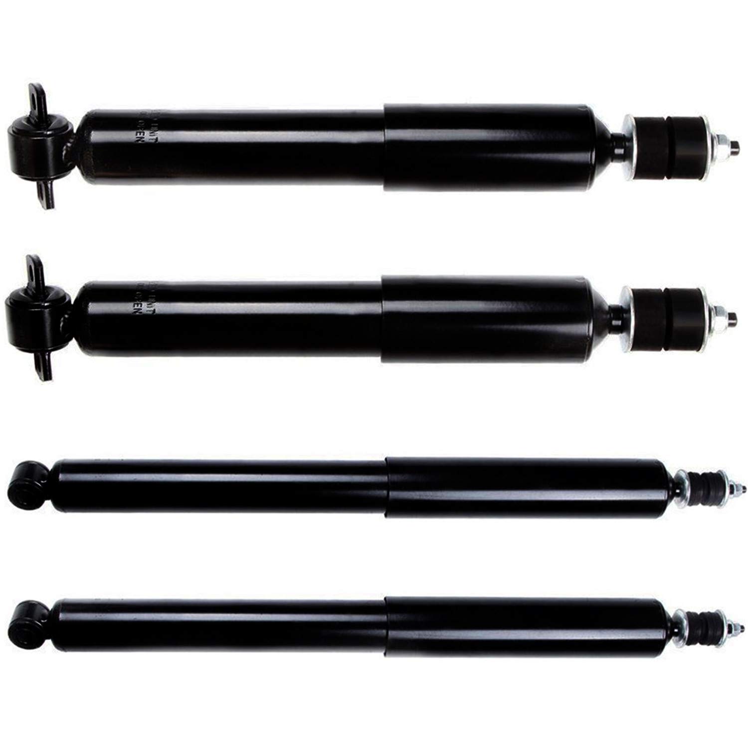 A-Premium Rear Shock Absorbers For Ford F-150, Ranger & More (1997–2004) – Gas, Double Pipe, 26.54” Extended – Set Of 2