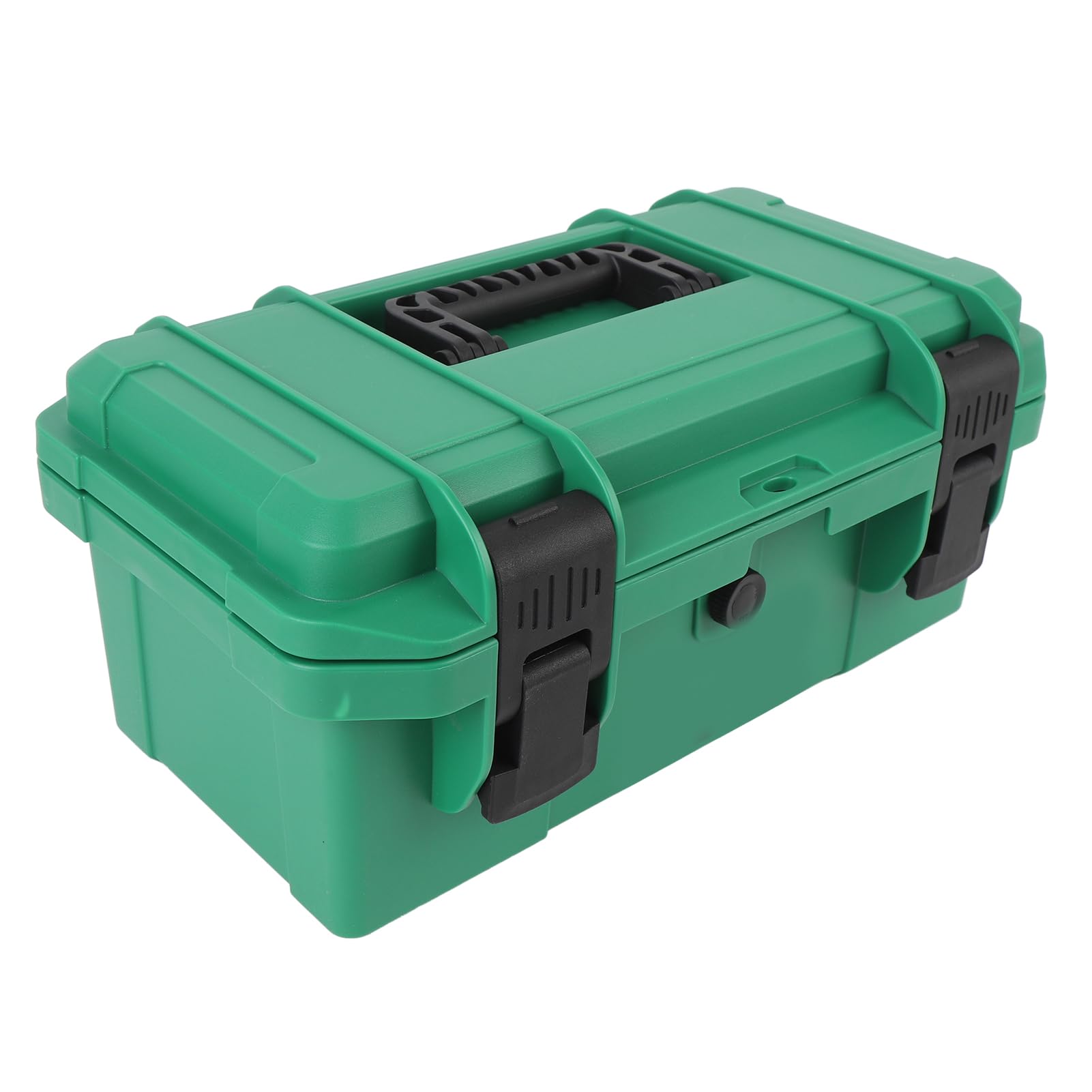 Wasserfeste tragbare Werkzeugkasten Universal Small Utility Vehicle Toolbox mit abnehmbaren Innenschalen haltbarer PP -Material für ATV -UTV -Traktoren 14 x 7 x 6 Zoll