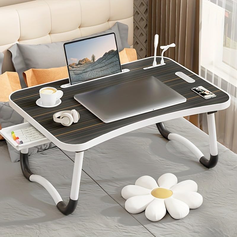 Portable Laptop Bed Table with USB