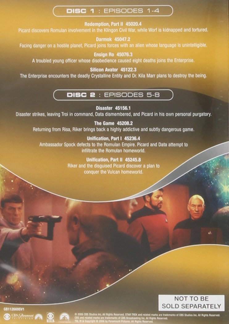 Star Trek The Next Generation - Season 5 (Slimline Edition) [DVD]