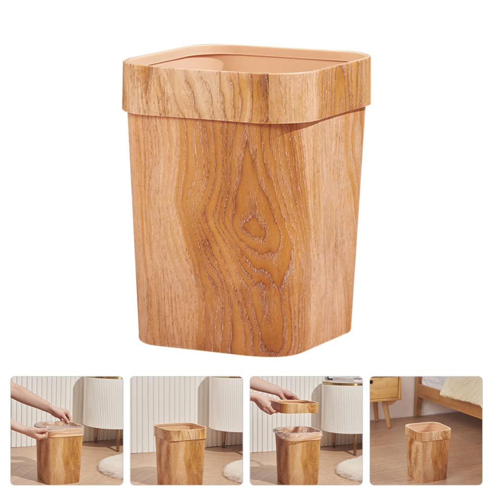 LIFKOME Cestino Da Ufficio Stile Semplice Pattumiera Per Carta e Rifiuti Contenitore Per Casa e Ufficio Design Elegante e Funzionale