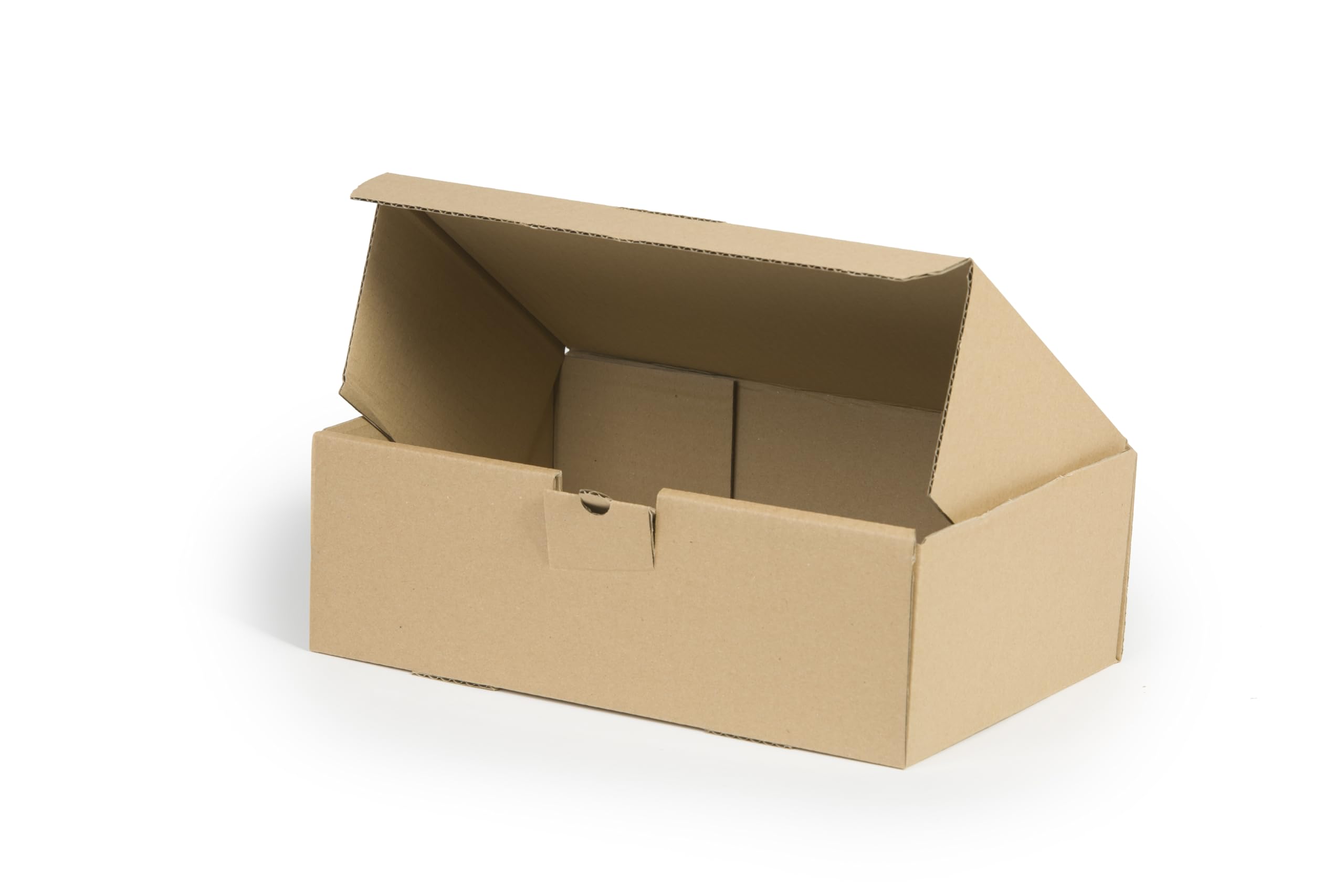 100 Stück Maxibriefkartons 400x300x150 mm Innenmaß Kleiderbox 1-Wellig Braun NEU