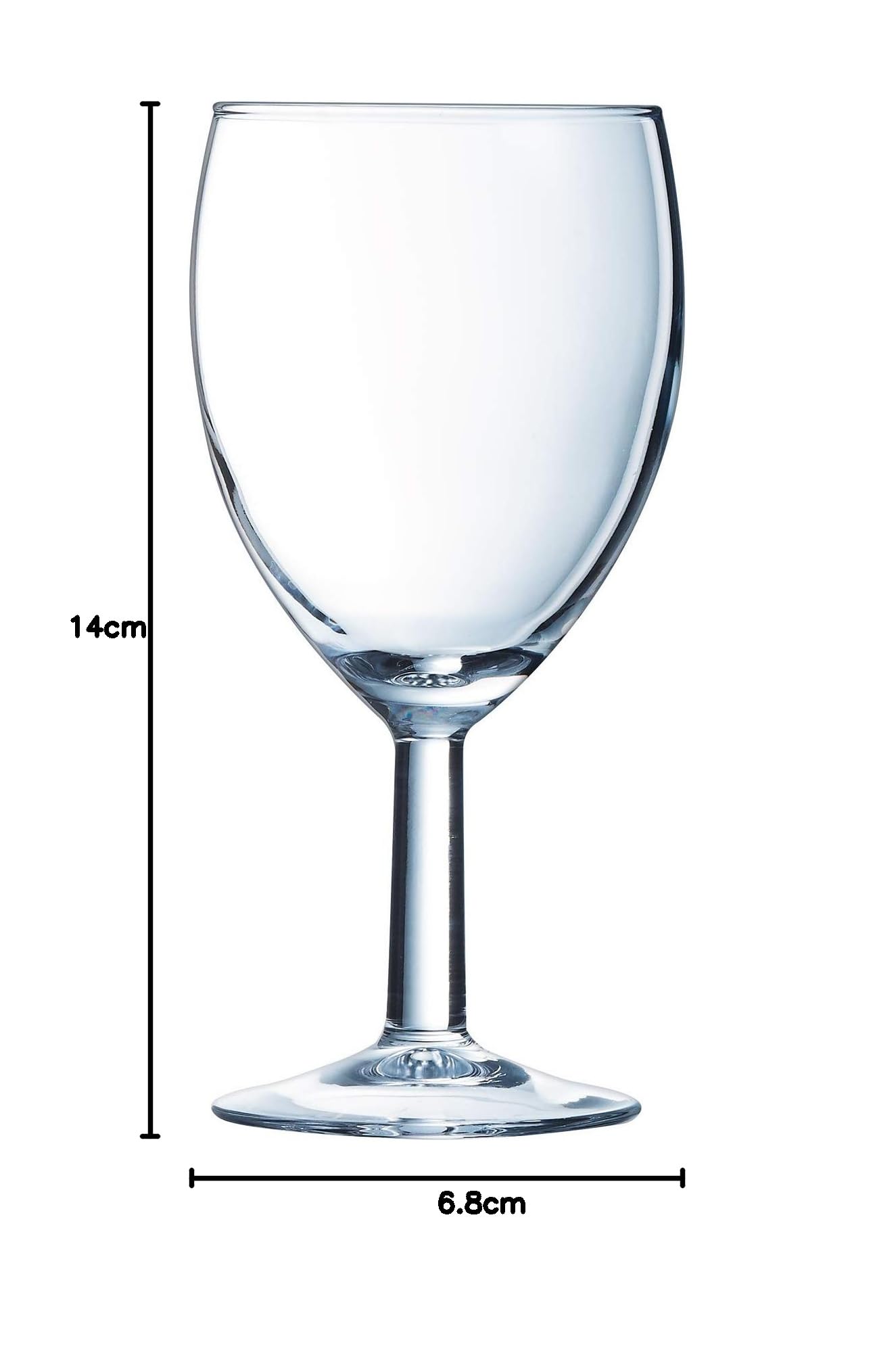 Arcoroc 27786 Calice Savoie, Trasparente, 19 cl - Confezione da 12 pezzi