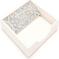 Vista 14 de Servilletero de madera de palisandro tallado cuadrado para mesa Soporte de papel de seda para mesa de comedor servilleteros de madera para Marrón