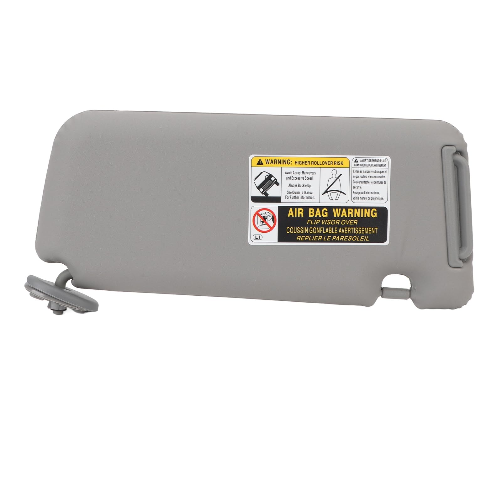 Protège-soleil avec miroir de maquillage, côté conducteur gauche, pare-soleil multifonctionnel compatible avec RAV4 de 2004 à 2005, conçu pour les modèles RAV4