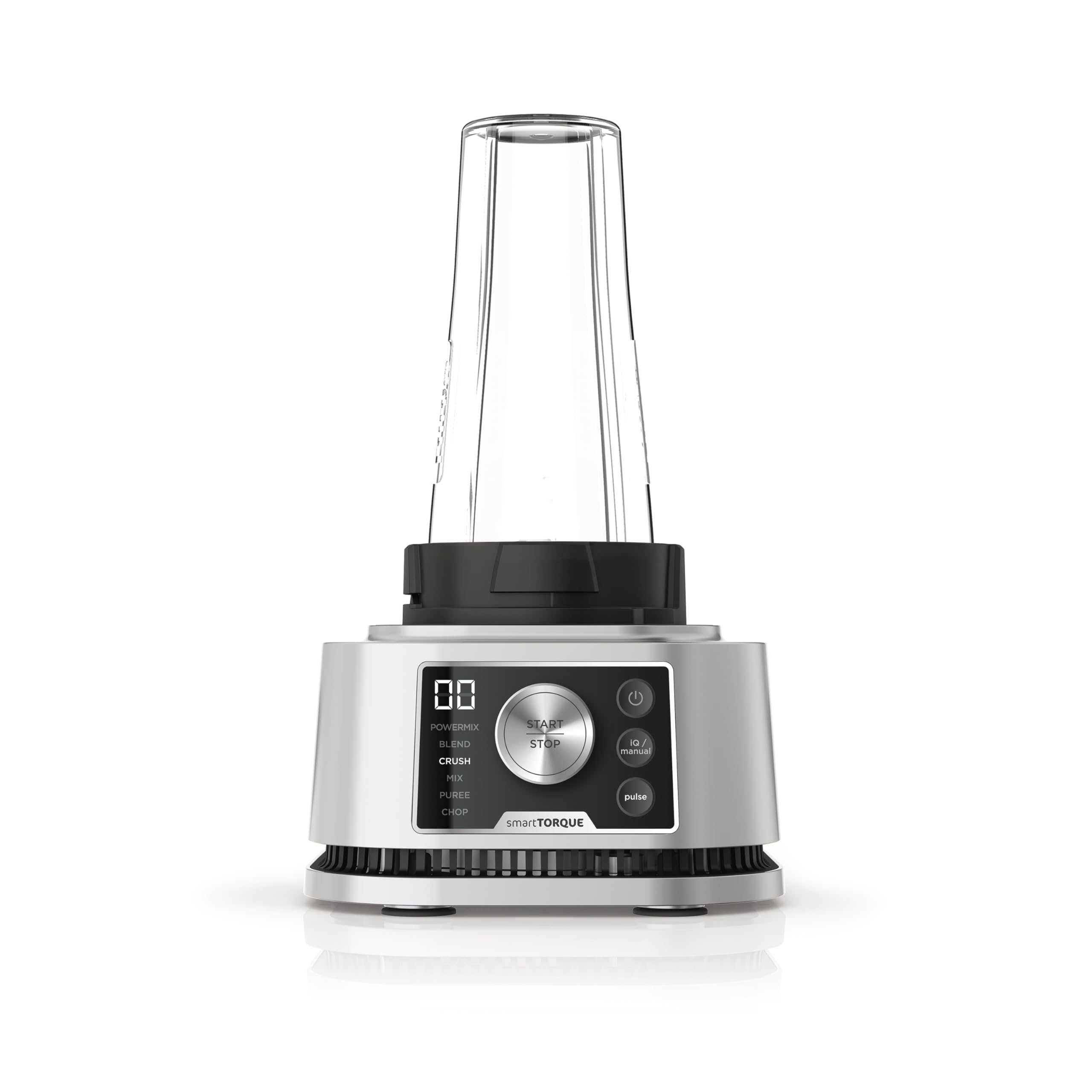 Ninja Foodi Power Nutri Mixer Smoothie Maker 3-in-1, dicke Aufstriche & gefrorene Getränke, Automatikprogramme, 2,1L Krug, 700ml Becher & 400ml Schüssel mit Power-Rührer, 1200W, Silber CB350EU