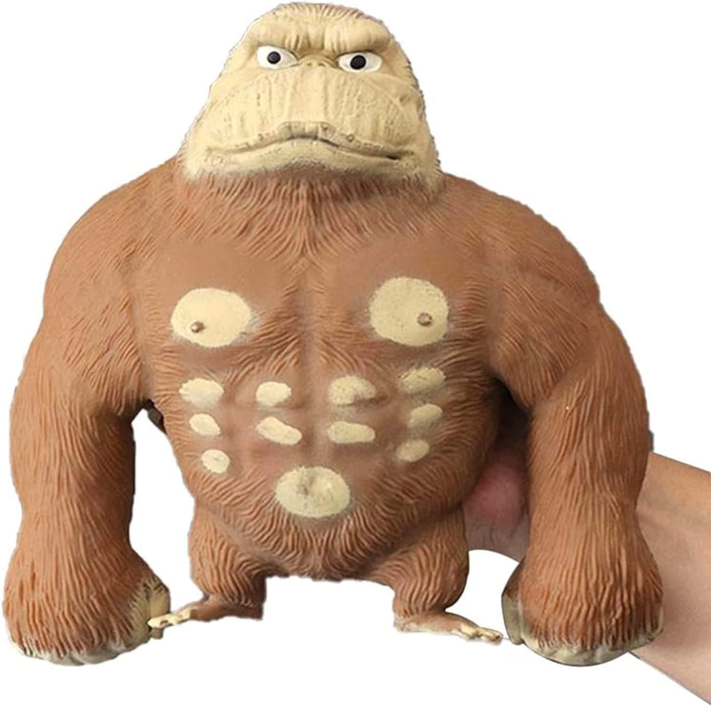 AWH Squishy Monkey Toy – Stretchy Gorilla Figure for Stress Relief & Decompression, Soft Splat Fidget Toy for Kids & Adults, Assorted Colors