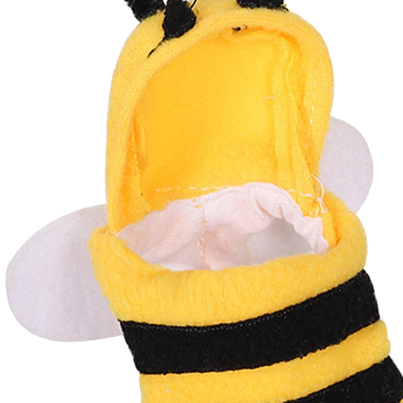 CALANDISCALANDIS Bird Clothes Bee Shaped Photo Prop Bird Accessories Hoodie for Xmas Birthday S