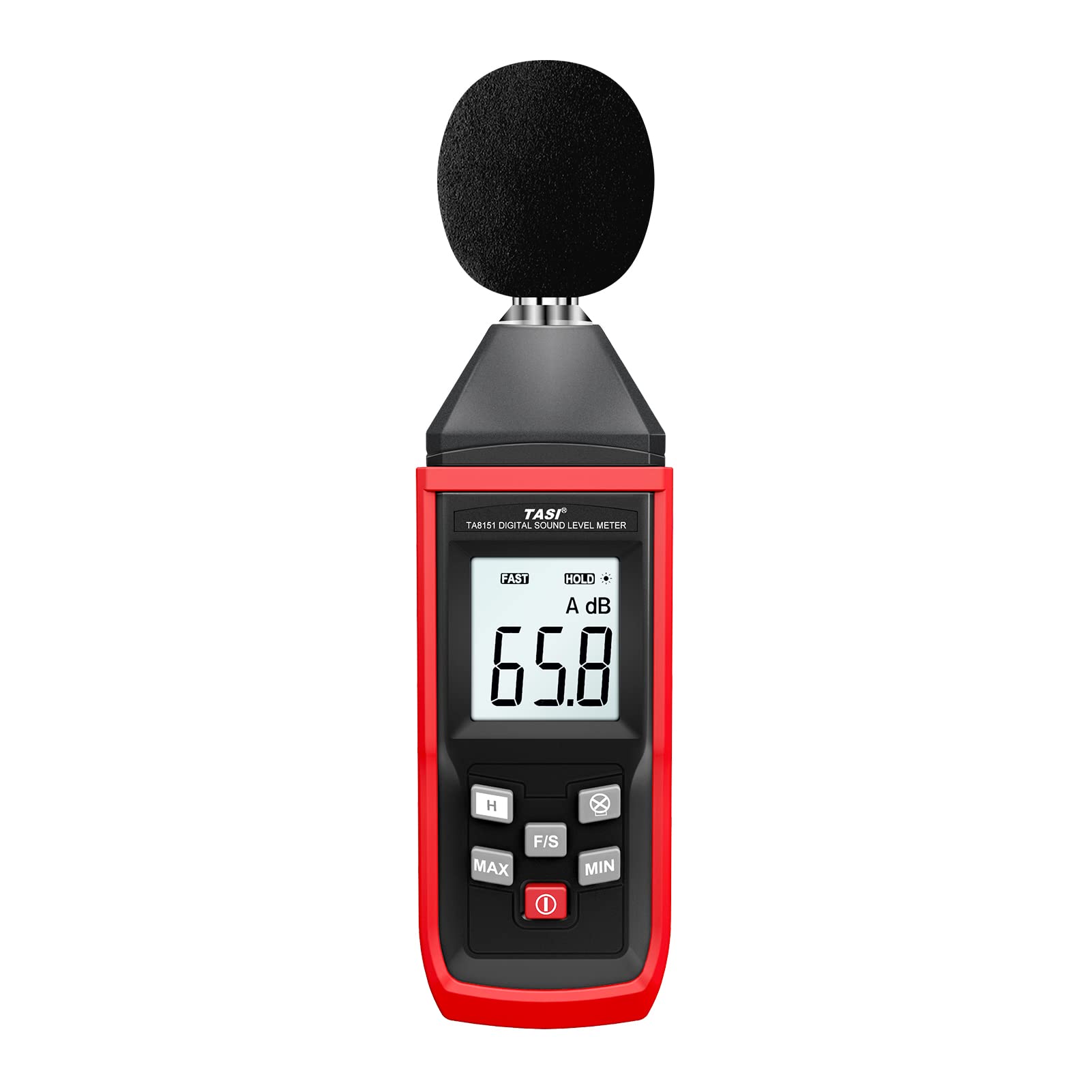 Pepisky TA8151 Digital Sound Level Meter SLM Household Noise Tester Professional High-Precision Noise Tester Handheld Sound Decibel 30-130dB Acoustic Measurement Instrument