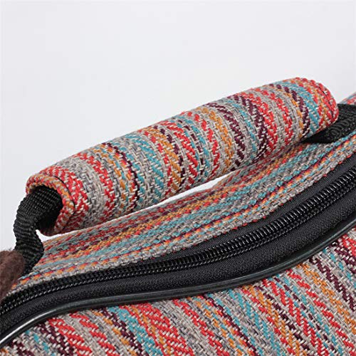 Longteam Bohemian Stripes Étui pour ukulélé 21/23 In Soprano/Concert rose - Les Beatles, Paul McCartney, John Lennon, RIngo Starr, George Harrison Longteam Bohemian Stripes Étui pour ukulélé 21/23 In Soprano/Concert rose – Image 6