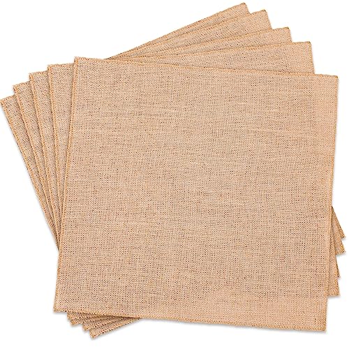 Comparison: Best Material For Placemats 8 Preboun 5 Pcs Burlap Squares Multipurpose Natural Burlap Placemats Bulk for Farmhouse Home Party Wedding Table Cover Centerpieces Craft Supplies(20 Inch)