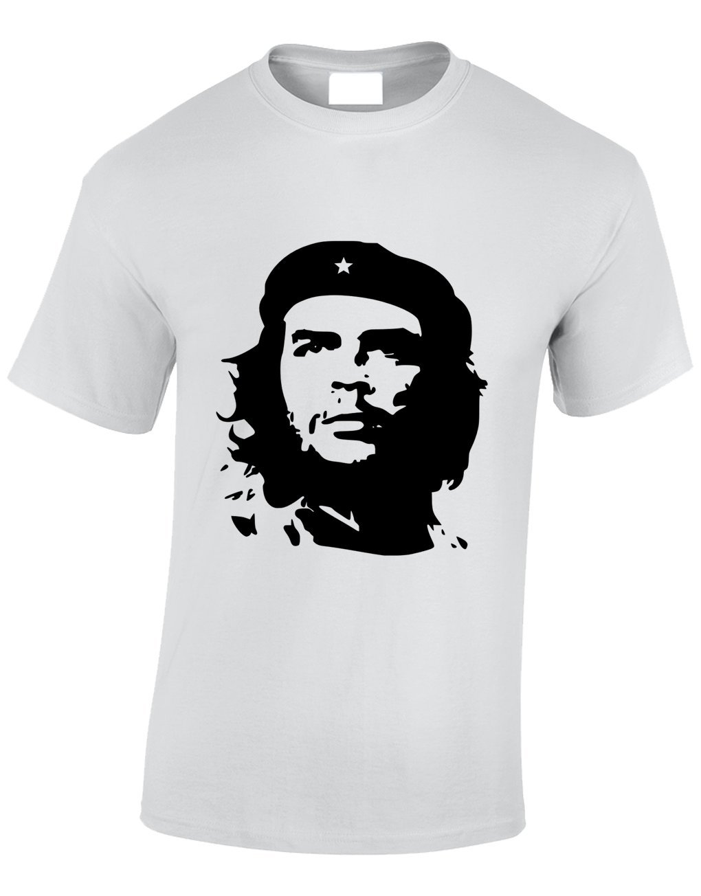 Crown Designs Men's White Che Guevara Iconic Image Novelty Gifts For & Teenagers T-Shirts Tops - /Small