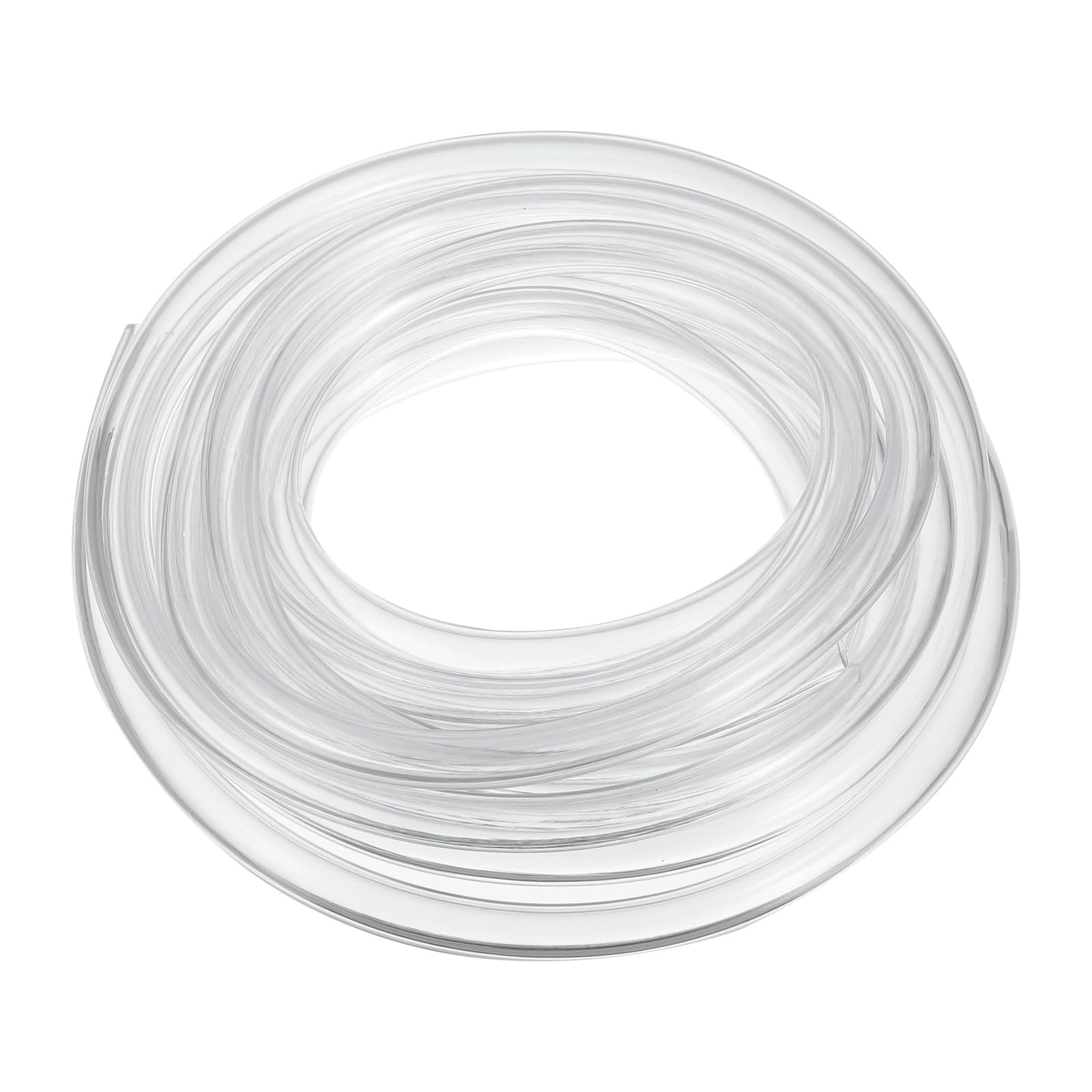 YELARXI Clear PVC Hose, Flexible Plastic Water Pipe Lightweight Vinyl Hose - Fitting for (Garden/Pool/Pump/Aquarium/Fish Tank), 0.31"(8mm) ID & 0.47"(12mm) OD & 16.4ft