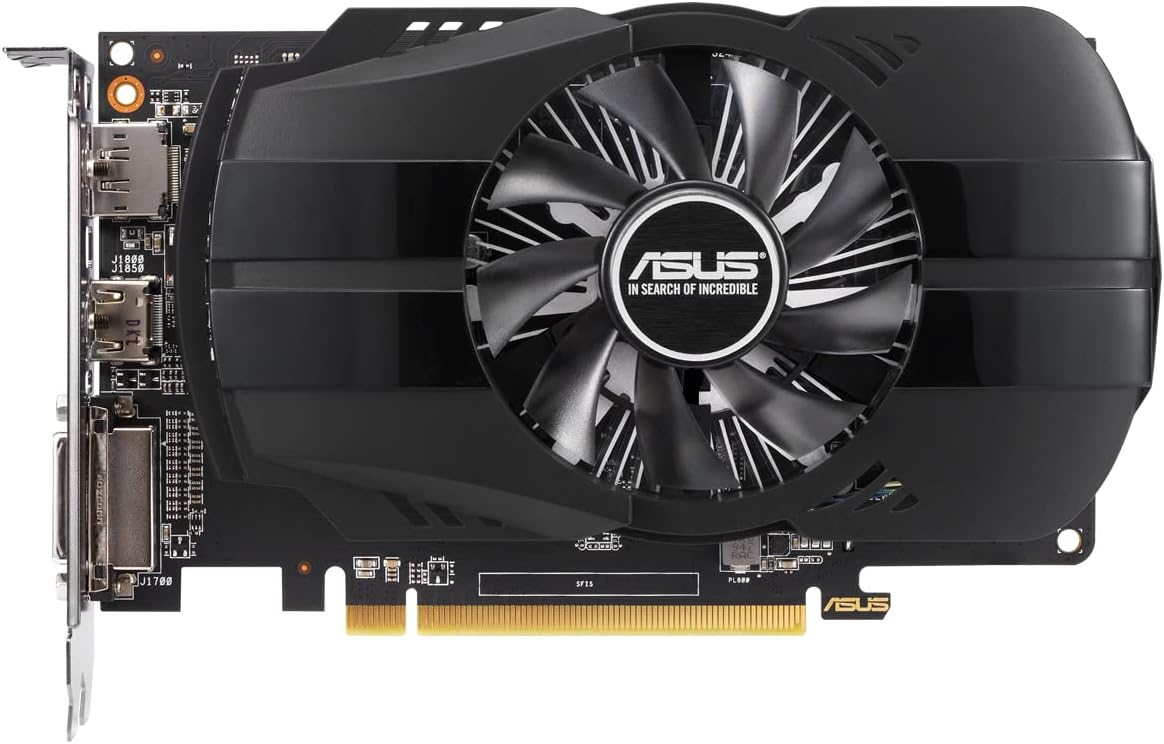 ASUS Phoenix AMD Radeon 550 Scheda Grafica, 2GB GDDR5, PCIe 3.0, HDMI, DisplayPort, DVI-D, Resistenza Alla Polvere IPX5, Ventola con Doppio Cuscinetto a Sfera, Tecnologia Auto-Extreme, Nero ASUS Phoenix AMD Radeon 550 Scheda Grafica, 2GB GDDR5, PCIe 3.0, HDMI, DisplayPort, DVI-D, Resistenza Alla Polvere IPX5, Ventola con Doppio Cuscinetto a Sfera, Tecnologia Auto-Extreme, Nero