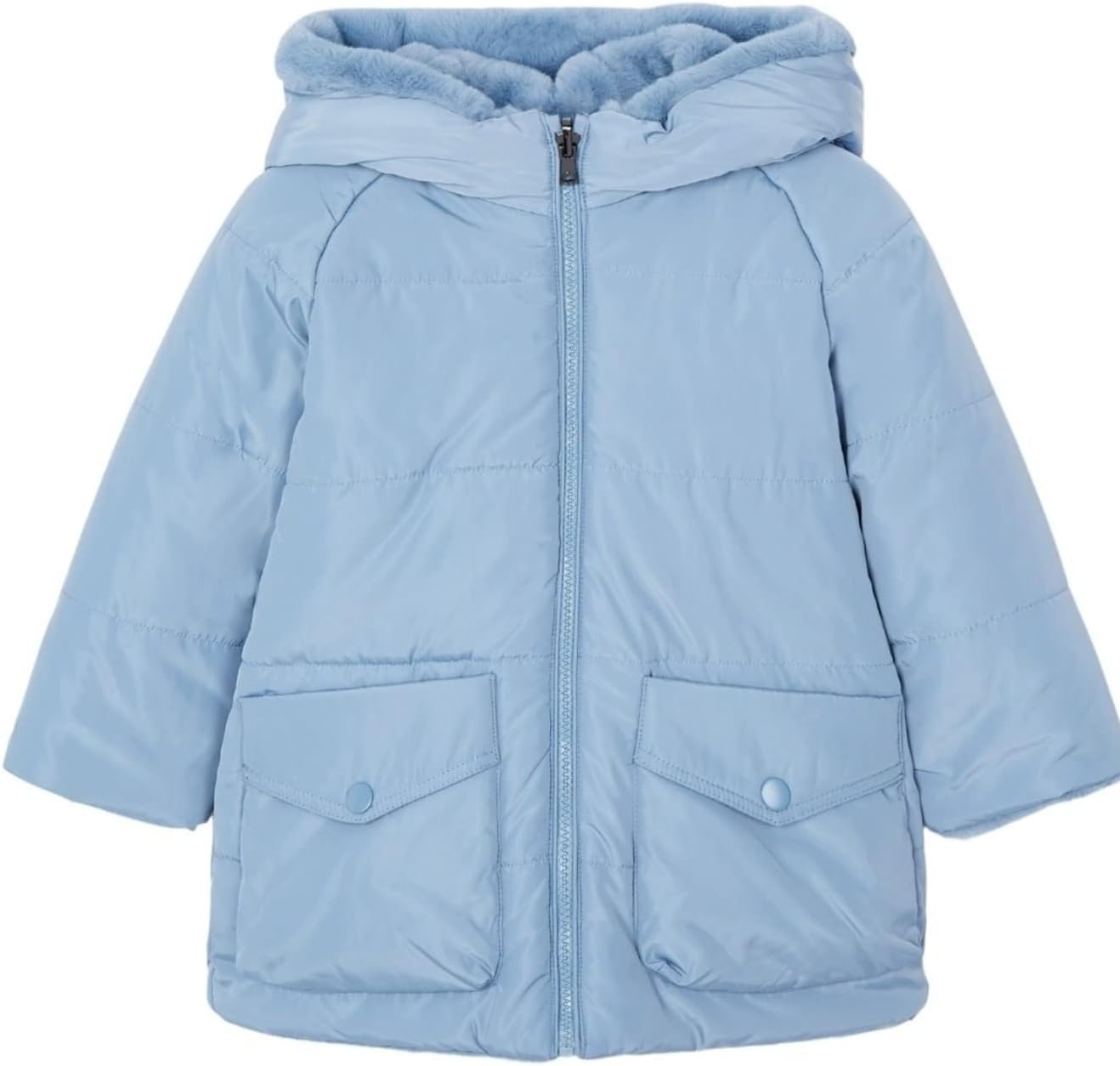 Mayoral Reversible coat for Girls Ocean