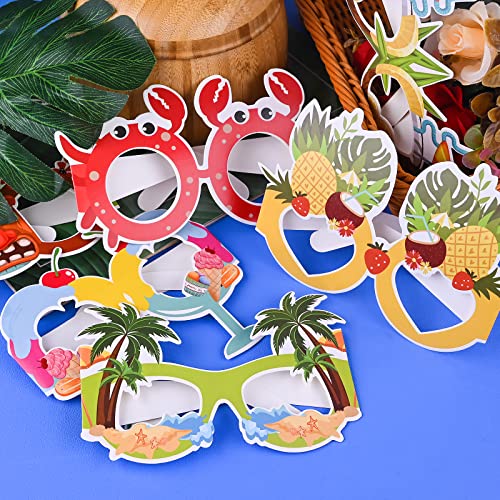 12 Pezzi Occhiali Divertenti Hawaiani Luau