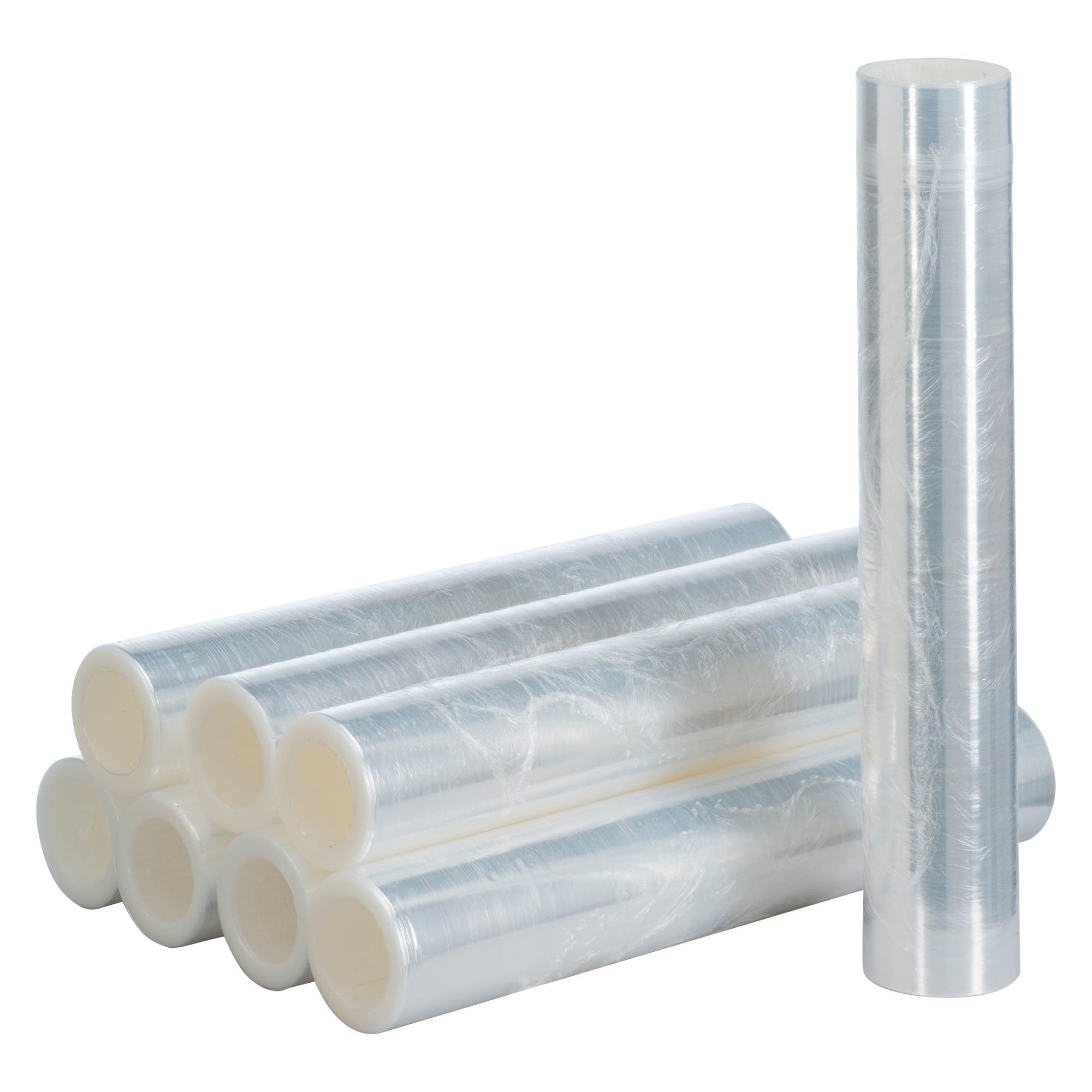 Film étirable manuel Ecowrapp - Sans mandrin - Top - Type 15/17 - Cast - 45 cm x 270 m - Transparent - Lot de 8