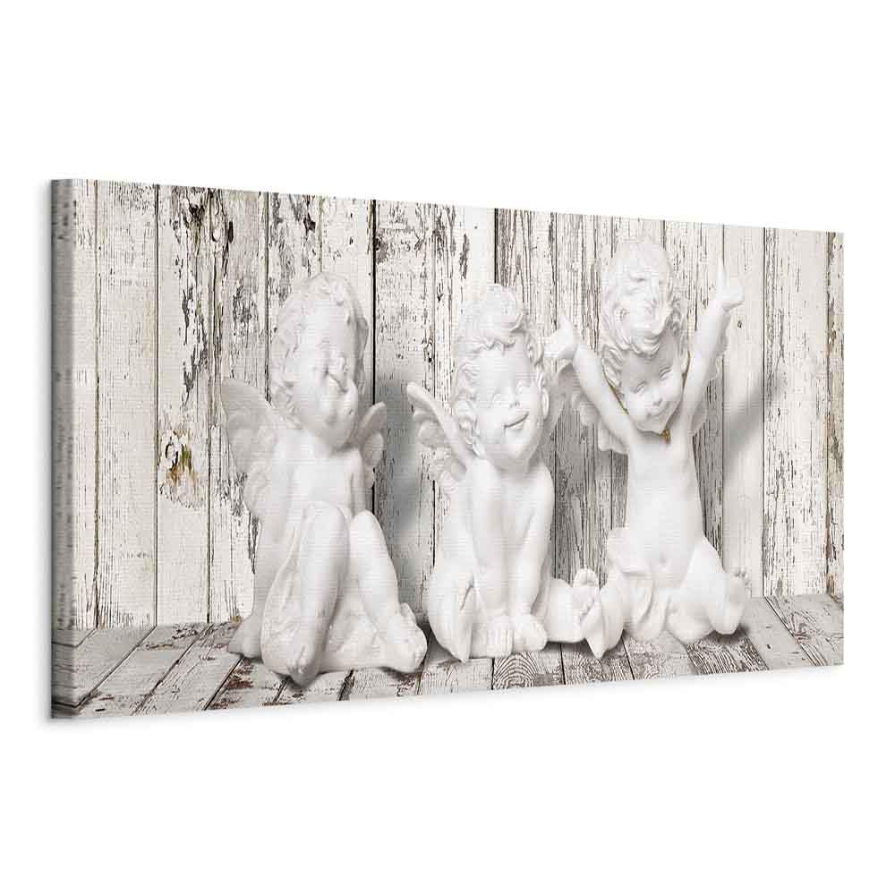 B&D XXL - Leinwandbild Vintage Holzoptik Bretter, 150x50 cm, 1-teilig