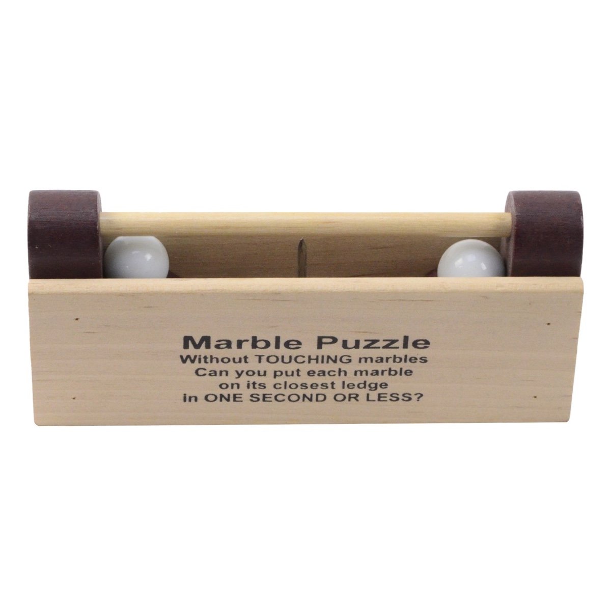 Treasure Gurus 2 Marbles Puzzle Adult IQ Game Brain Teaser Magic Trick Toy